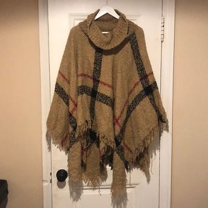 Brbrry inspired Cape/Poncho/Sweater
